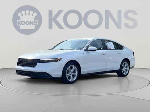 Platinum White Pearl 2024 Honda Accord LX 1.5T
