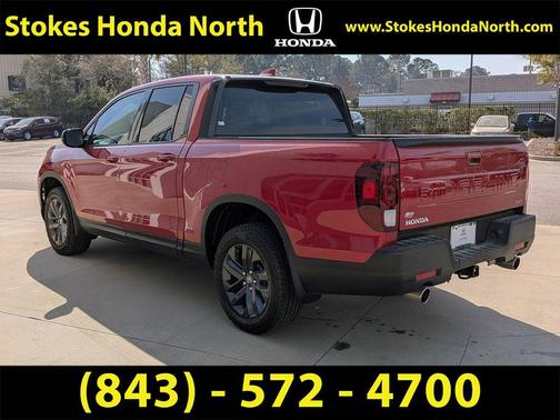 Radiant Red Metallic II 2024 Honda Ridgeline Sport
