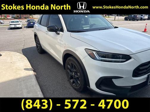 Platinum White 2024 Honda HR-V Sport