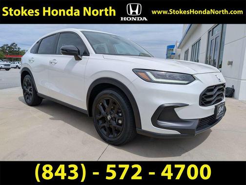 Platinum White 2024 Honda HR-V Sport