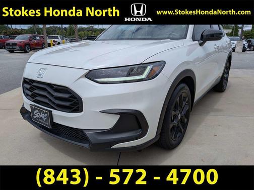 Platinum White 2024 Honda HR-V Sport