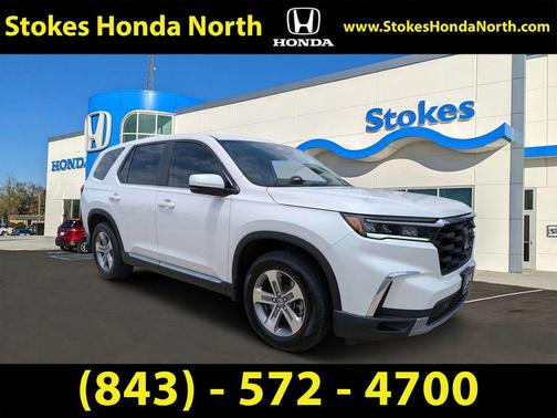 Platinum White Pearl 2025 Honda Pilot EX-L