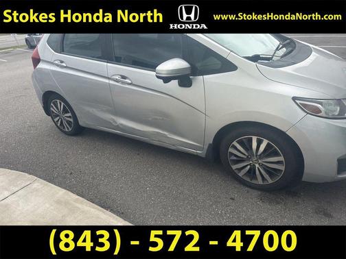 Alabaster Silver Metallic 2015 Honda Fit EX