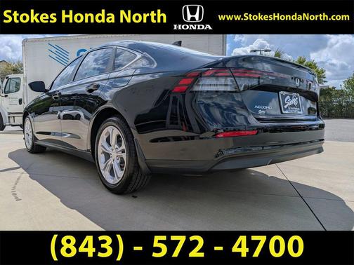 Crystal Black Pearl 2025 Honda Accord LX 1.5T