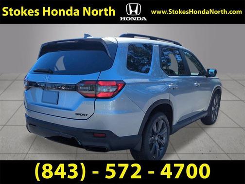 Solar Silver Metallic 2026 Honda Pilot Sport
