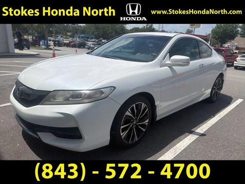 White Orchid Pearl 2017 Honda Accord EX-L