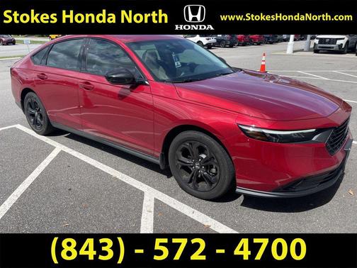 Radiant Red Metallic 2025 Honda Accord SE