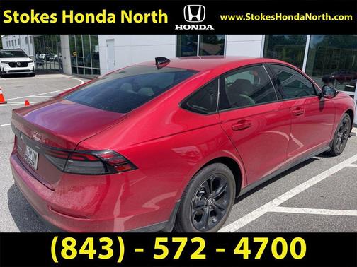 Radiant Red Metallic 2025 Honda Accord SE