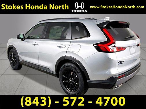 Solar Silver Metallic 2026 Honda CR-V Hybrid Sport-L FWD