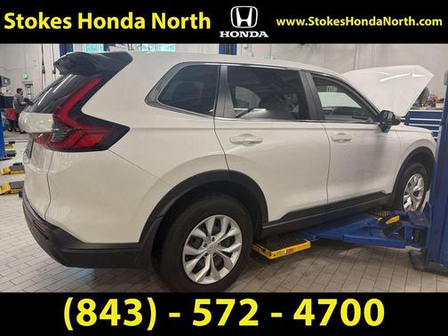 Platinum White 2025 Honda CR-V LX 2WD