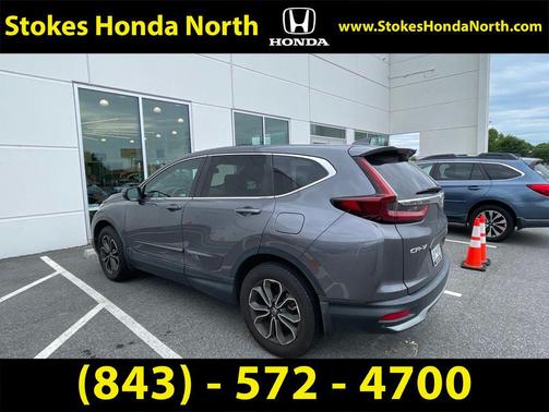 Gray 2020 Honda CR-V AWD EX-L