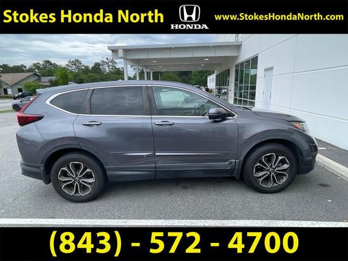 Gray 2020 Honda CR-V AWD EX-L