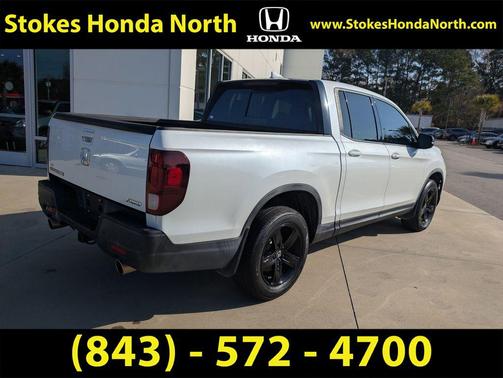 Platinum White Pearl 2021 Honda Ridgeline Black