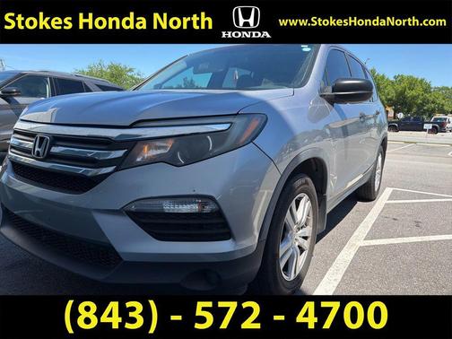 Lunar Silver Metallic 2018 Honda Pilot LX