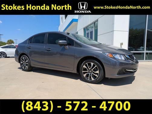 Gray 2015 Honda Civic EX
