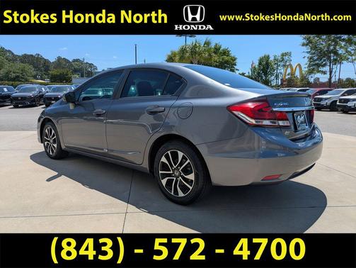 Gray 2015 Honda Civic EX