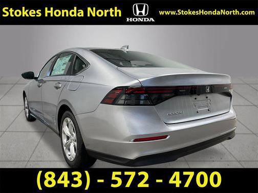 Solar Silver Metallic 2026 Honda Accord LX 1.5T