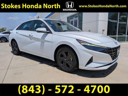 Quartz White 2021 Hyundai ELANTRA SEL