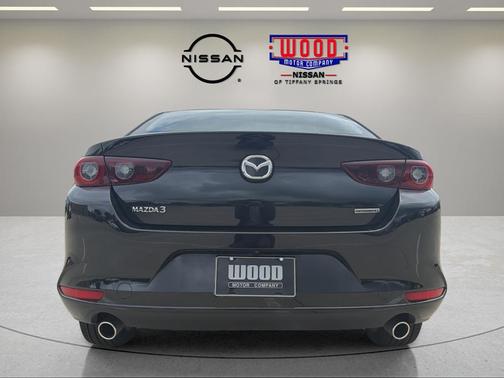 Jet Black Mica 2025 Mazda Mazda3 FWD w/Preferred Package