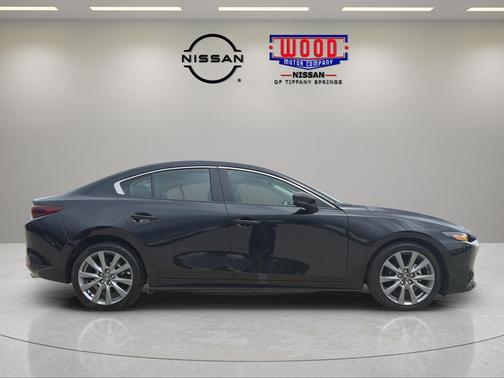 Jet Black Mica 2025 Mazda Mazda3 FWD w/Preferred Package