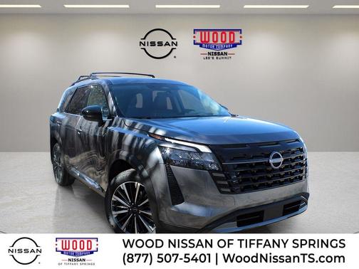 Gun Metallic 2026 Nissan Pathfinder Platinum