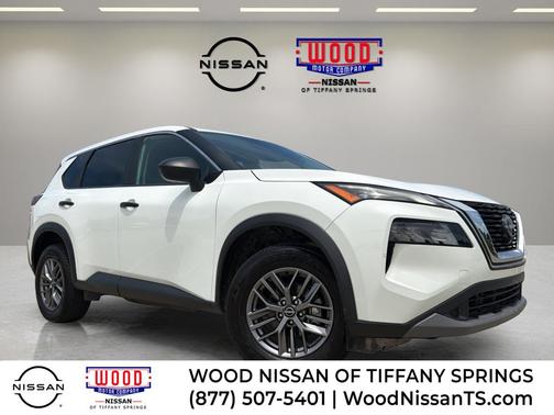 Glacier White 2023 Nissan Rogue S