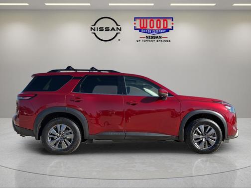 Scarlet Ember 2023 Nissan Pathfinder SV