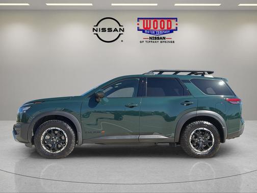Obsidian Green Pearl 2025 Nissan Pathfinder Rock Creek