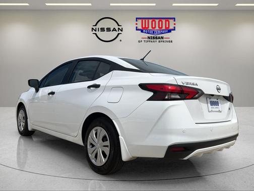 Cloud White 2025 Nissan Versa S