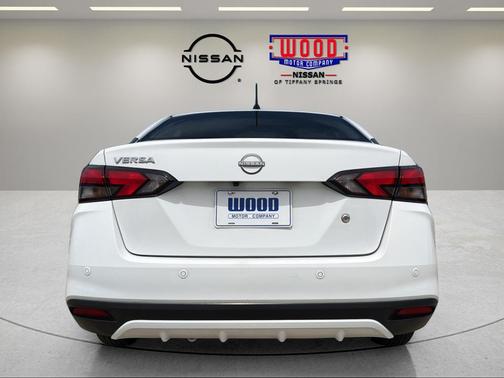 Cloud White 2025 Nissan Versa S