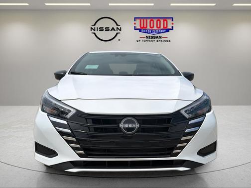 Cloud White 2025 Nissan Versa S