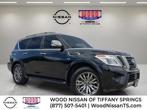Black 2019 Nissan Armada Platinum