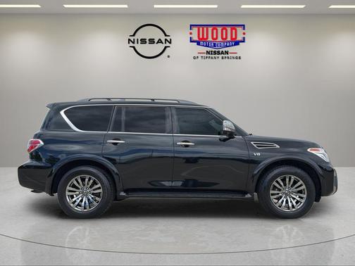 Black 2019 Nissan Armada Platinum