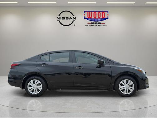 Black 2025 Nissan Versa S