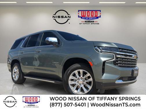 Silver Sage Metallic 2024 Chevrolet Tahoe Premier