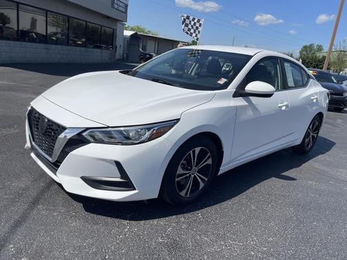 WHITE 2023 Nissan Sentra SV