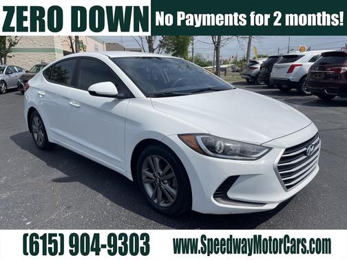 Quartz White Pearl 2018 Hyundai ELANTRA SEL