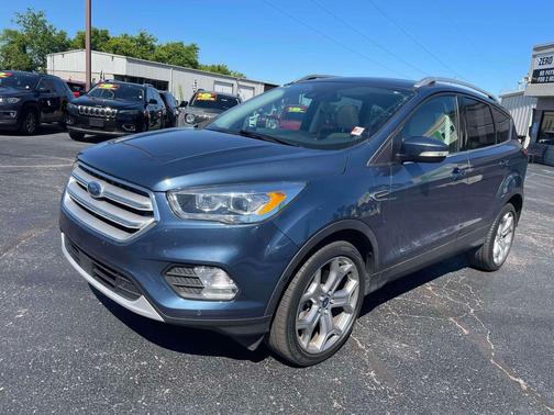Blue Metallic 2018 Ford Escape Titanium