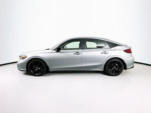 Solar Silver Metallic 2025 Honda Civic Sport