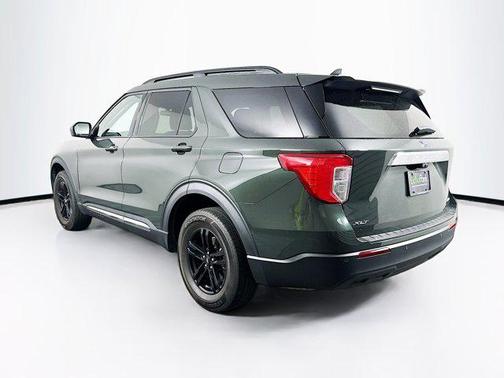Forged Green Metallic 2024 Ford Explorer XLT