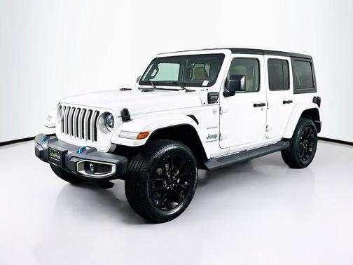 Bright White Clearcoat 2023 Jeep Wrangler 4xe Sahara