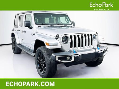 Silver Zynith Clearcoat 2023 Jeep Wrangler 4xe Sahara