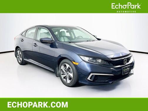 Modern Steel Metallic 2019 Honda Civic LX