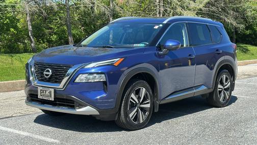 Caspian Blue 2023 Nissan Rogue Platinum