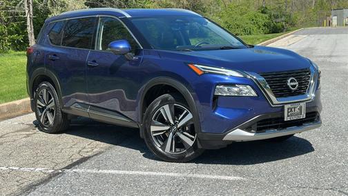 Caspian Blue 2023 Nissan Rogue Platinum