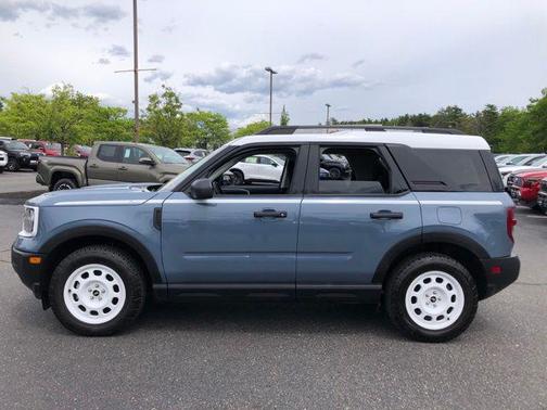 Azure Gray Metallic Tri-Coat 2025 Ford Bronco Sport Heritage