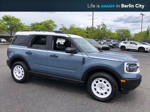 Azure Gray Metallic Tri-Coat 2025 Ford Bronco Sport Heritage