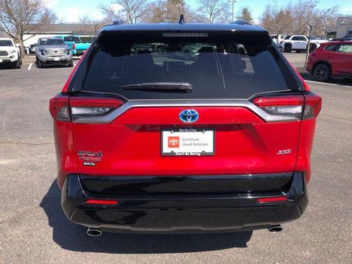 Supersonic Red/Midnight Black Metallic 2023 Toyota RAV4 Prime XSE