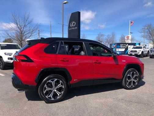 Supersonic Red/Midnight Black Metallic 2023 Toyota RAV4 Prime XSE