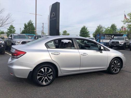 Alabaster Silver Metallic 2013 Honda Civic EX